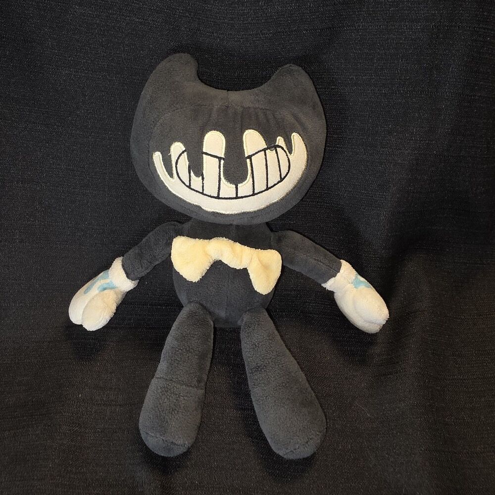 Bendy and the Ink Machine Bendy Plush 10" Black White BATIM Video Game Character